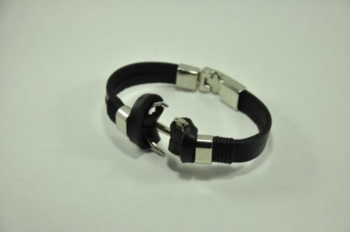 GRATUIT - Bracelet Ancre en Cuir Marron photo review