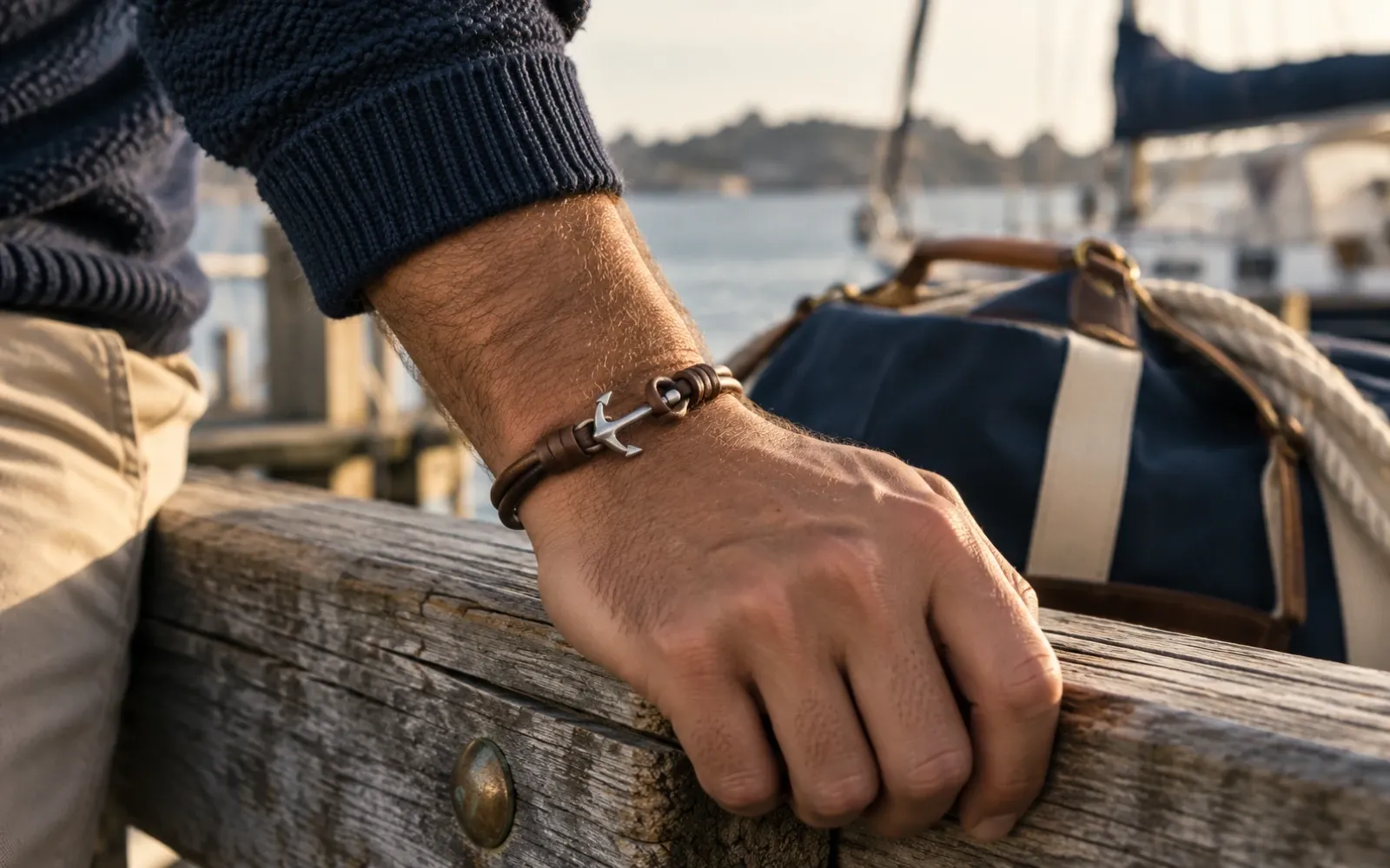 Bracelet marin homme : comment le choisir (matière, taille)